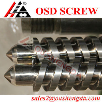 Barril de doble tornillo paralelo SACM645 90/2 para tubería de upvc